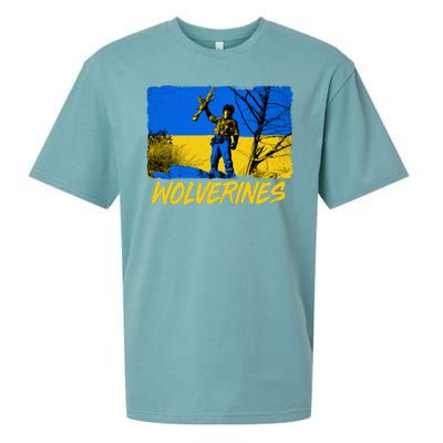 Ukraine Wolverines Sueded Cloud Jersey T-Shirt