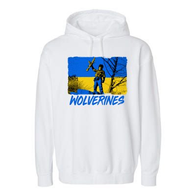 Ukraine Wolverines Garment-Dyed Fleece Hoodie