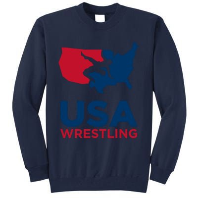 Usa Wrestling Tall Sweatshirt