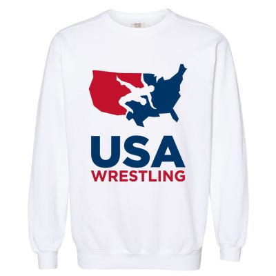 Usa Wrestling Garment-Dyed Sweatshirt