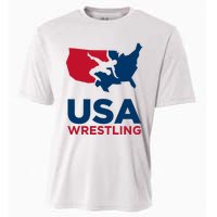 Usa Wrestling Cooling Performance Crew T-Shirt