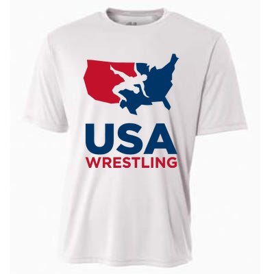 Usa Wrestling Cooling Performance Crew T-Shirt