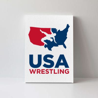 Usa Wrestling Canvas