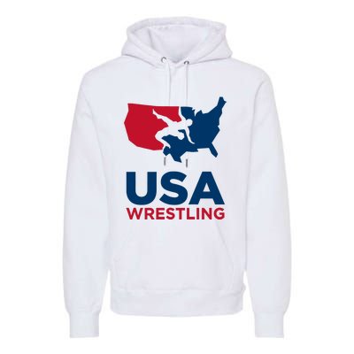 Usa Wrestling Premium Hoodie