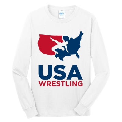 Usa Wrestling Tall Long Sleeve T-Shirt