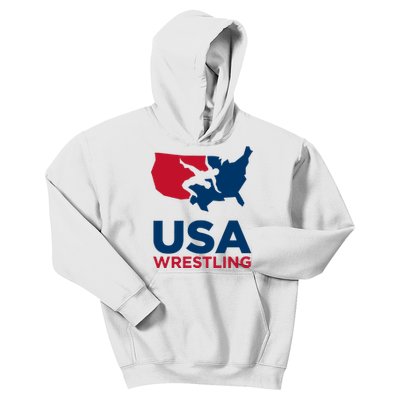 Usa Wrestling Kids Hoodie