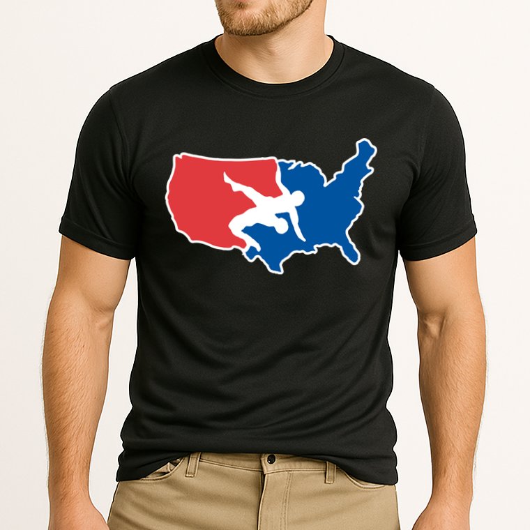 Usa Wrestling Cooling Performance Crew T-Shirt