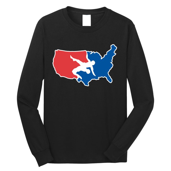 Usa Wrestling Long Sleeve Shirt