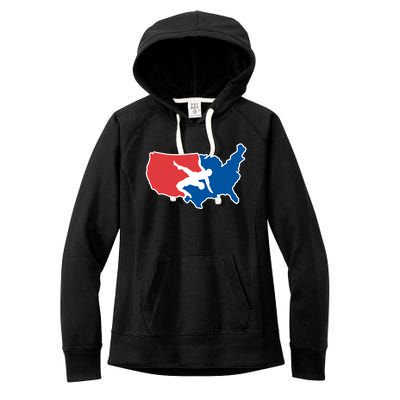 Usa Wrestling Women's Fleece Hoodie