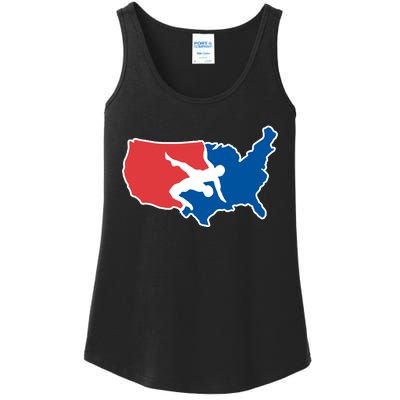 Usa Wrestling Ladies Essential Tank