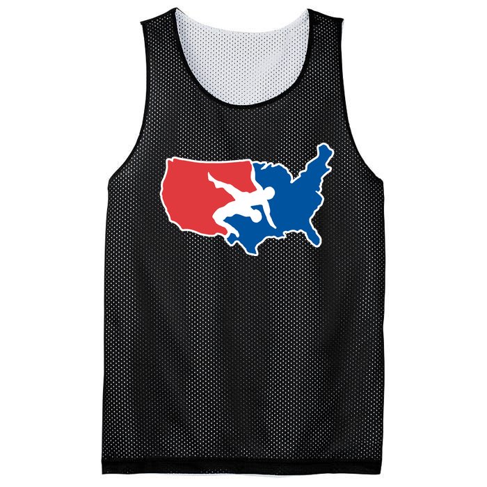 Usa Wrestling Mesh Reversible Basketball Jersey Tank