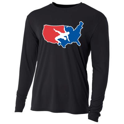 Usa Wrestling Cooling Performance Long Sleeve Crew