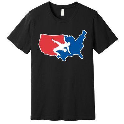 Usa Wrestling Premium T-Shirt