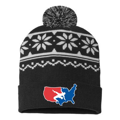 Usa Wrestling USA-Made Snowflake Beanie