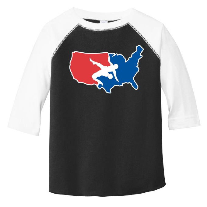 Usa Wrestling Toddler Fine Jersey T-Shirt