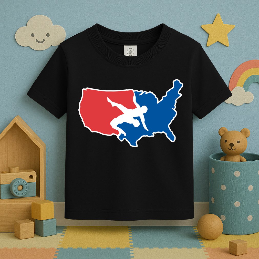 Usa Wrestling Toddler T-Shirt