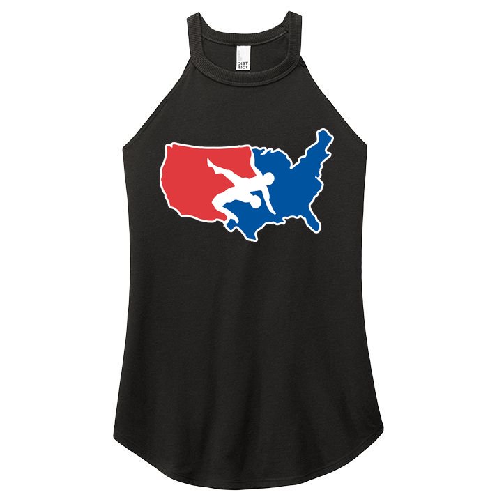Usa Wrestling Women's Perfect Tri Rocker Tank