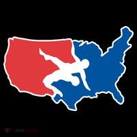 Usa Wrestling Womens T-Shirt