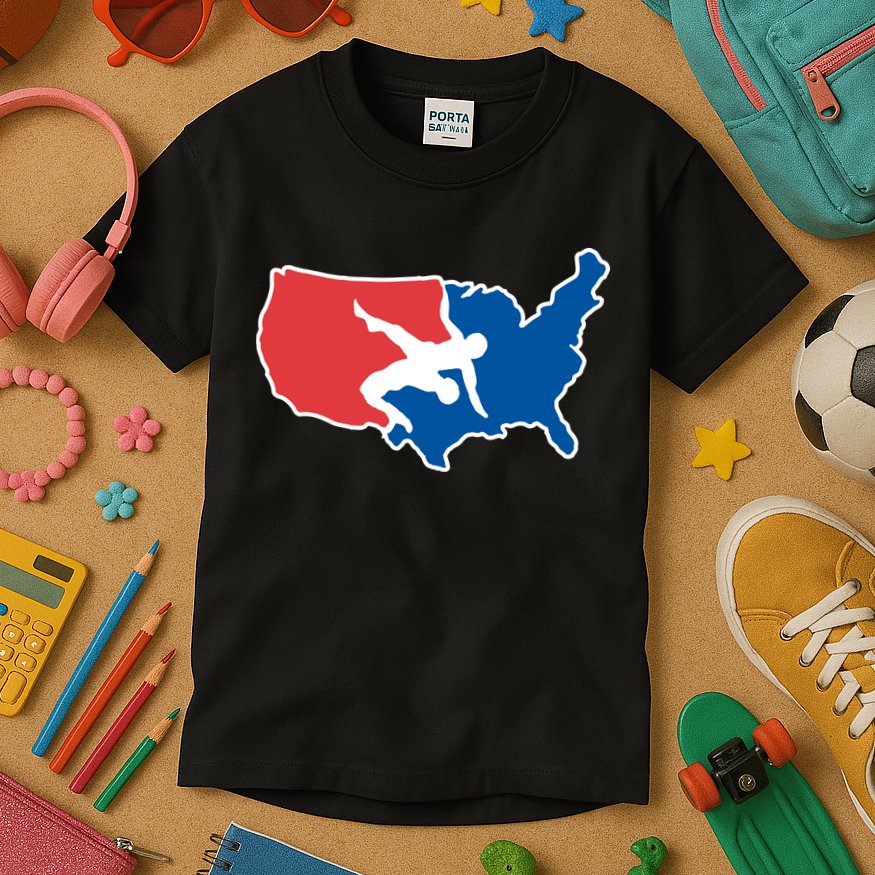 Usa Wrestling Kids T-Shirt