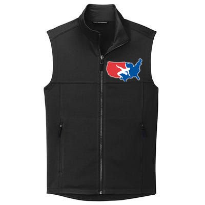 Usa Wrestling Collective Smooth Fleece Vest