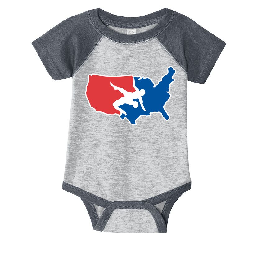 Usa Wrestling Infant Baby Jersey Bodysuit