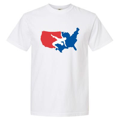 Usa Wrestling Garment-Dyed Heavyweight T-Shirt