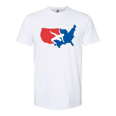 Usa Wrestling Softstyle® CVC T-Shirt