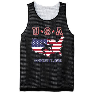 Usa Wrestling Mesh Reversible Basketball Jersey Tank