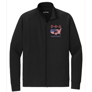 Usa Wrestling Stretch Full-Zip Cadet Jacket