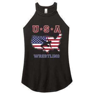 Usa Wrestling Women's Perfect Tri Rocker Tank