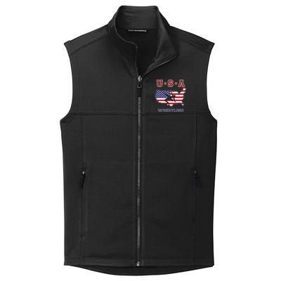 Usa Wrestling Collective Smooth Fleece Vest