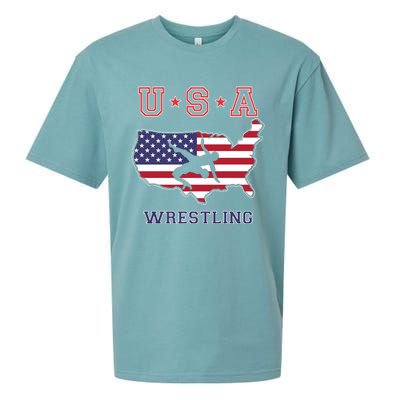 Usa Wrestling Sueded Cloud Jersey T-Shirt