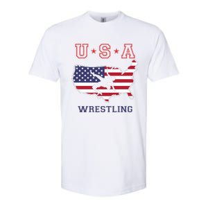 Usa Wrestling Softstyle CVC T-Shirt