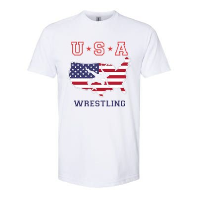 Usa Wrestling Softstyle® CVC T-Shirt