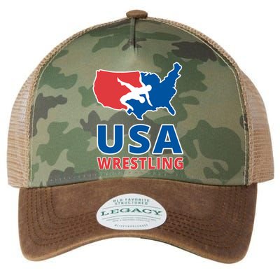 Usa Wrestling Legacy Tie Dye Trucker Hat