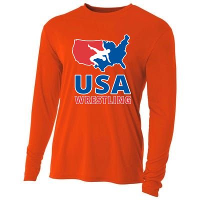 Usa Wrestling Cooling Performance Long Sleeve Crew