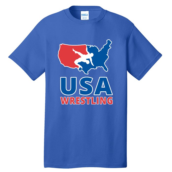 Usa Wrestling Tall T-Shirt