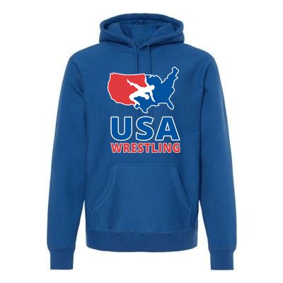 Usa Wrestling Premium Hoodie