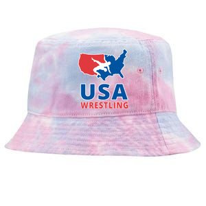 Usa Wrestling Tie-Dyed Bucket Hat