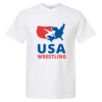 Usa Wrestling Garment-Dyed Heavyweight T-Shirt