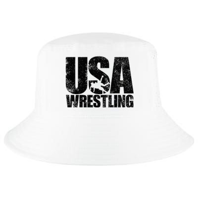 Usa Wrestling Wrestling Team Patriot Usa Wrestler Cool Comfort Performance Bucket Hat