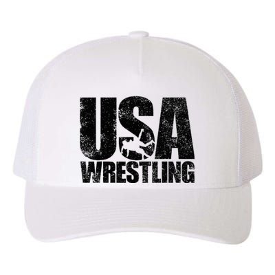 Usa Wrestling Wrestling Team Patriot Usa Wrestler Yupoong Adult 5-Panel Trucker Hat