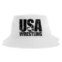 Usa Wrestling Wrestling Team Patriot Usa Wrestler Sustainable Bucket Hat