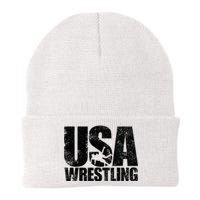 Usa Wrestling Wrestling Team Patriot Usa Wrestler Knit Cap Winter Beanie