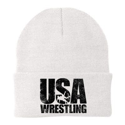 Usa Wrestling Wrestling Team Patriot Usa Wrestler Knit Cap Winter Beanie