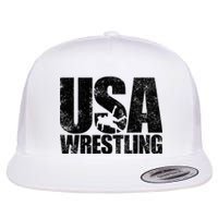 Usa Wrestling Wrestling Team Patriot Usa Wrestler Flat Bill Trucker Hat