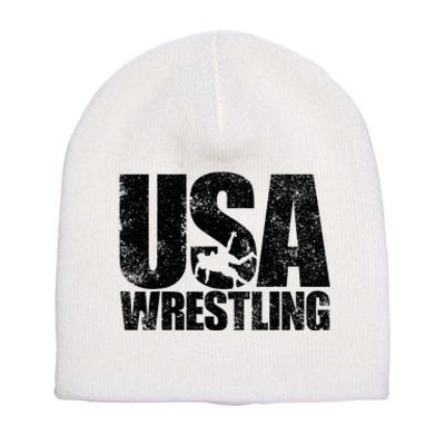 Usa Wrestling Wrestling Team Patriot Usa Wrestler Short Acrylic Beanie