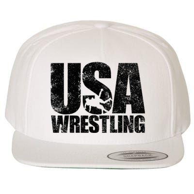 Usa Wrestling Wrestling Team Patriot Usa Wrestler Wool Snapback Cap