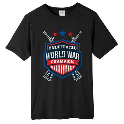 Undefeated World War Champion Veteran Champs Retired Soldier Gift Tall Fusion ChromaSoft Performance T-Shirt