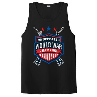 Undefeated World War Champion Veteran Champs Retired Soldier Gift PosiCharge Competitor Tank